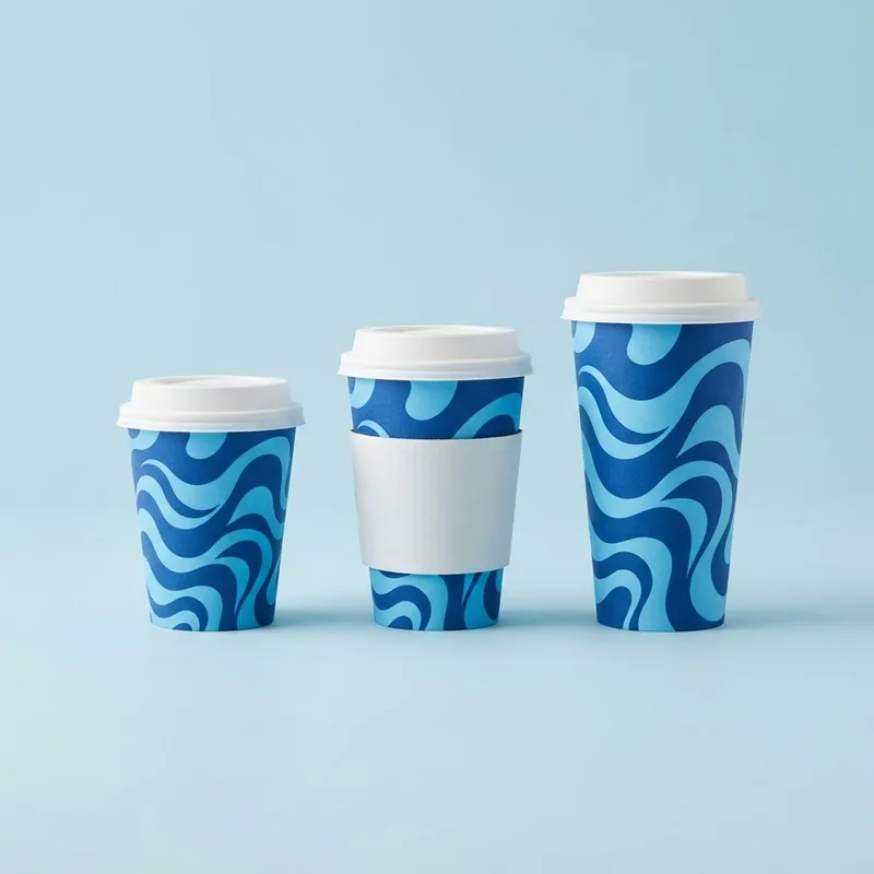 Printed paper cups